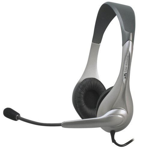 Cyber AcousticsStereo Headset/Microphone, Ambidextrous design AC-201