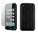MaryCom HOT TIRE Silikon Case Weichschale H�lle Tasche f�r Apple iPhone 3G 3Gs in Schwarz mit Reifenprofil 8GB, 16GB, 32GB, 64GB + Gratis Displayschutzfolie