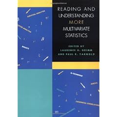 Reading and Understanding More Multivariate Statistics