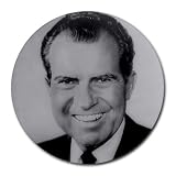 President Richard Nixon round mouse pad