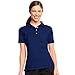 Hanes womens X-Temp Performance Polo Shirt,Navy,Large