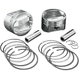 Wiseco Piston Kit (1200cc Conversion, Reverse Dome) - .498in. Oversize to 3.498in., 9.5:1 Compression K1655
