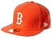 Boston Red Sox Basic Orange / White New Era 59FFITY Casquette Size 7 1/4