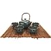 5-pc Japanese Tea Set - Blue Lilac