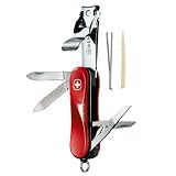 Wenger Nail Clip Swiss Army Knife Red (65mm)