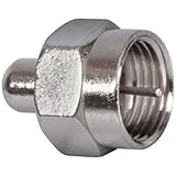Klein Tools VDV814-610 Coax Adapter-Terminator, Male F, 75 Ohm, 10-Pack