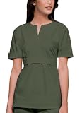 Cherokee Uniforms Studio B Fashion Split Neck Scrub Top