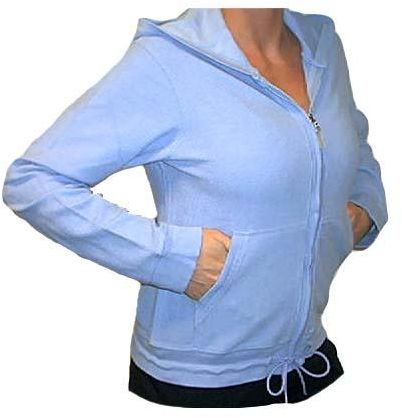 Danskin French Rib Hooded Jacket