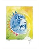 Posters: Norbert Vog l Poster Art Print - Löwe (12 x 9 inches)