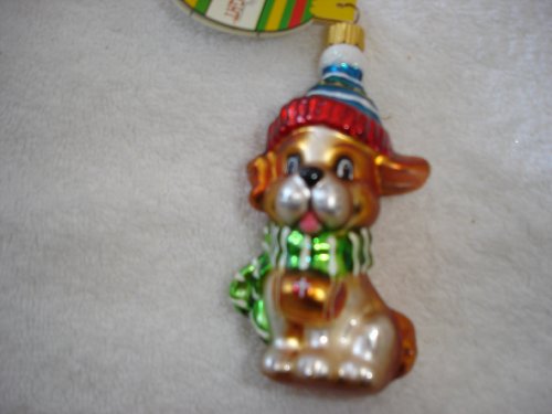 Christopher Radko Christmas Ornament "To the Rescue" Puppy