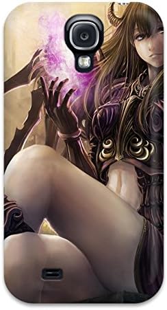 Hot Style FFWLYgw9777VxlJs Protective Case Cover For Galaxys4(supernatural Beings Girls Magic Horns Armor Anime Original Fantasy Art)