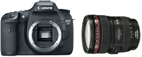 USA Canon EOS 7D SLR Body + 24-105mm IS USM Lens.3814B004+0344B002