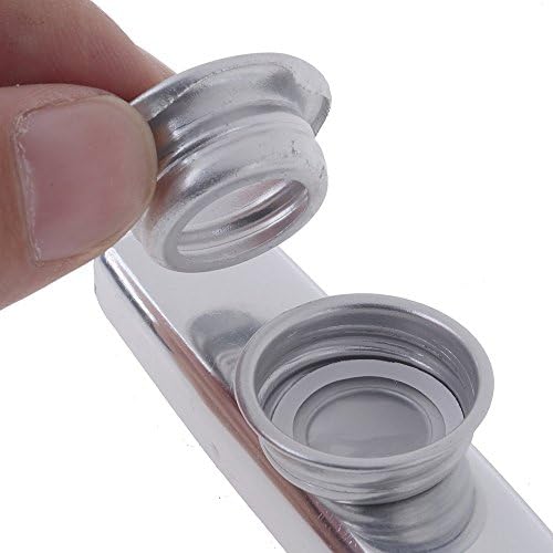 HeSound(TM) Metal Kazoo Guitar Accompaniment Mouth Flute Perfectly Fit for Music Beginners (Silver)