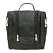 Piel Leather Hanging Travel Toiletry Kit - Leather - Black - Black