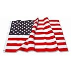 U.S. Nylon US Flag 3X5 ft - American Made - Embroidered Stars