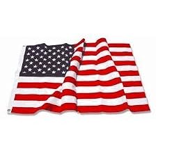 U.S. Nylon US Flag 3X5 ft - American Made - Embroidered Stars