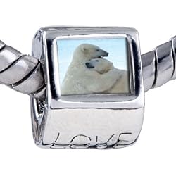 PandoraStyleBeadPolarBearHugBeadsFitsPandoraBracelet