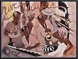 Art Poster Metal Framed Print - Rive Gauche - Artist: Farel- Poster Size: 23 X 31