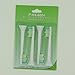 4pcs Standard Replacement Toothbrush Heads (4 Pcs) Hx6064 Fits for Philips Sonicare Diamondclean Flexcare+ White