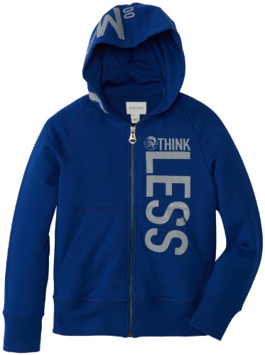 Diesel Boys 8-20 Sabacy Zip-Up Hoodie Think Less Do More