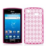 Hot Pink TPU Candy Rubber Flexi Skin Case Cover for Samsung Captivate i897  ....
