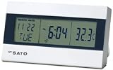 SATO レインボーサーモ PC-9110 【センサが反応 日付・時間・温度が光って表示】 1095-00