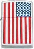 American Flag Chrome Zippo Lighter Patriotic Colors