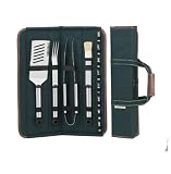 Review D2F 212GR / Picnic at Ascot - 12 Pce BBQ Set - Canvas Case - Green