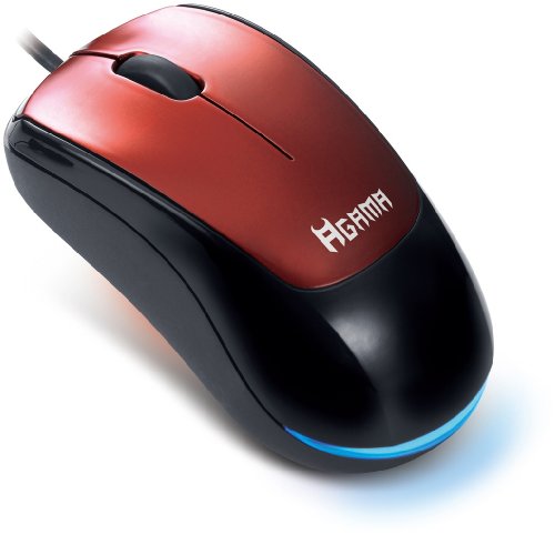 Agama M-500G, USB, Gaming Mouse up to 1600dpi with Blue LED for Gaming Atmosphere