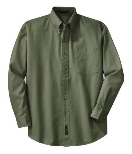 Port Authority Men's Long Sleeve Denim Shirt