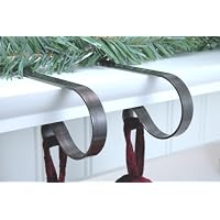 Mantle Clip Stocking Holders - Oil-Rubbed Bronze Finish