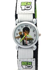 Ben 10 Kids Boys Girls Men Women Cartoon Velcro Fabric Strap Analog Quartz Time Teacher Watches
