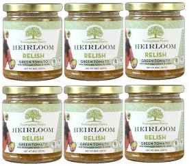 HEIRLOOM GREEN TOMATO RELISH • 6 PACK (8 OZ EA)