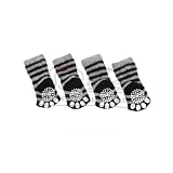 KARLIE Hundesocken DOGGY SOCKS AntiSlip schwarz-grau S (45mm/35mm)