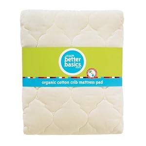 giggle Better Basics Waterproof Crib Mattress Pad (organic)