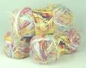 Hippy Knitting Yarn 50gm 10balls/Pk - White/Pink/Blue