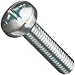 316 Stainless Steel Machine Screw, Plain Finish, Pan Head, Phillips Drive, Meets DIN 7985, 30mm Length, Fully Threaded, M5-0.8 Metric Coarse Threads (Pack of 10)