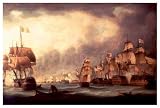 Anonymous - Sailboat Warships, Naval Battle, Art Poster
