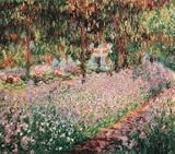 Claude Monet (Garden at Giverny) Art Poster Print - 16 X 20