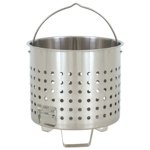 Bayou Classic 102Qt. Stainless Steel Steam Basket Outdoor Fryers and