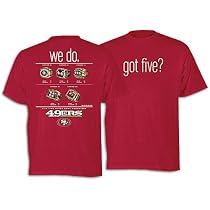49ers Reebok Men's NFL Got Five Tee