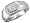 Mens Signet Diamond Ring 1/7 Carat (ctw)in White Gold, Size 7