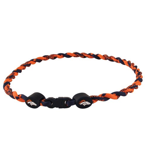 Denver Broncos Twist Titanium Necklace