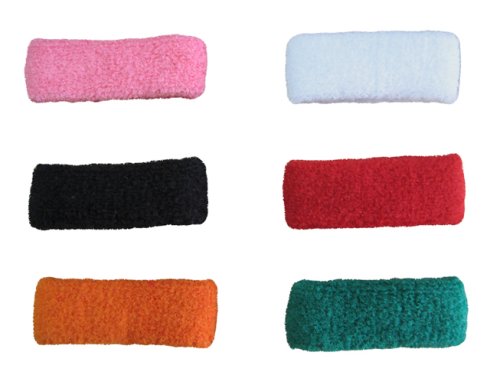 GOGO Thick Solid Color Kids Youth Wristbands (Narrow) (Price/Pair), Wristbands, Sweatbands