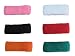 Sporting Goods : GOGO Thick Solid Color Kids Youth Wristbands (Narrow) (Price/Pair), Wristbands, Sweatbands
