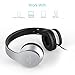 Headphones,Sound Intone Headphones with Microphone On Ear Noise Isolating Headsets for Iphone 6/6s/6 Plus Android Device,Laptop,Tablet(Grey)