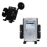 Gomadic for the Pioneer Airwave XM2Go - Pioneer Airwave XM2Go Flexible Car Windshield Holder - Gomadic Brand