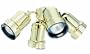 Casablanca K4KF-4 Four-Light CFL Swivel Bullet Fixture with Center-Stem, Antique Brass