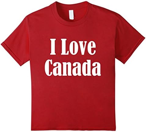 Kids Happy Canada day. I love Canada Tshirt. 10 Cranberry