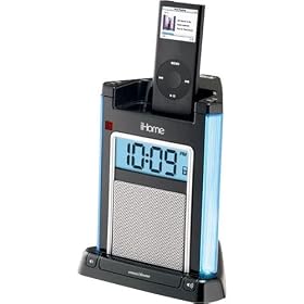 Click here to buy IH4 Black Alarm Clock for Ipod by Soundesign.